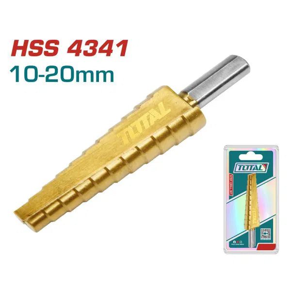 Total 10-20mm Step Drill Bit- TAC7510201