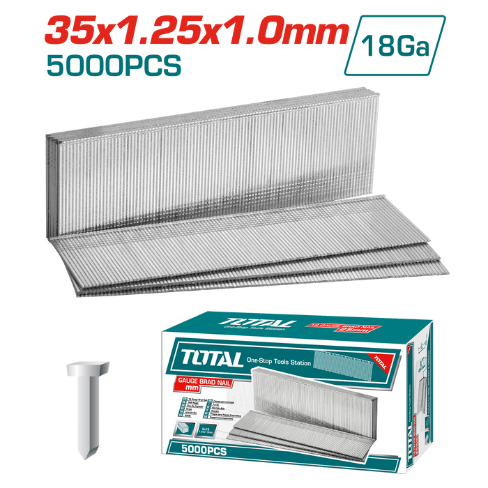 Total Tools 18 Gauge Brad Nail 35mm