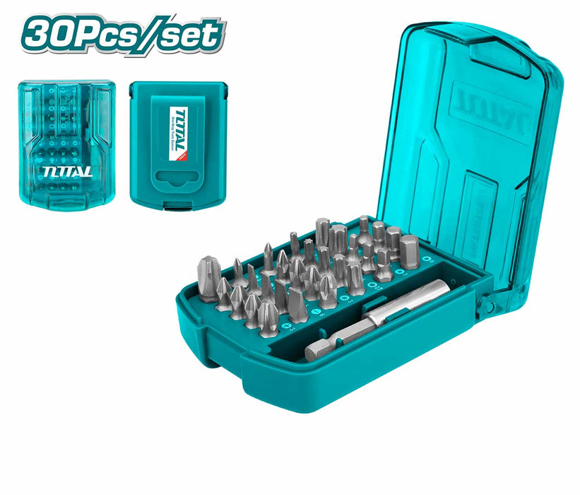 TOTAL 30 Pcs Screwdriver Bits Set