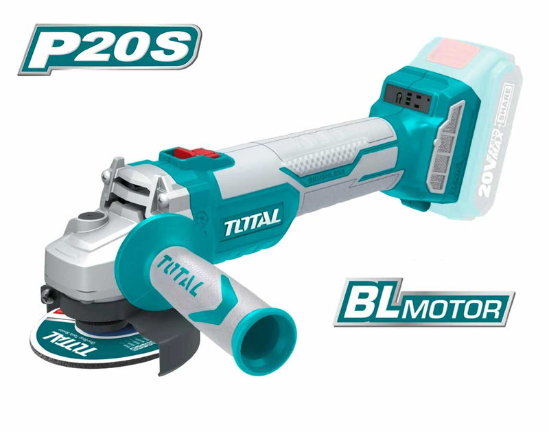 TOTAL Cordless angle grinder 4.5"