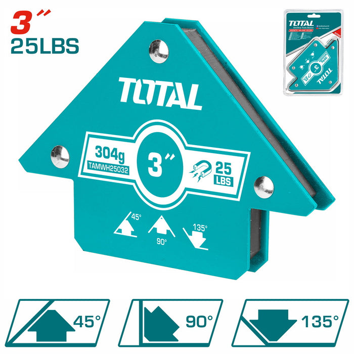 TOTAL MAGNETIC WELDING HOLDER 3" زاوية لحام مغناطيس