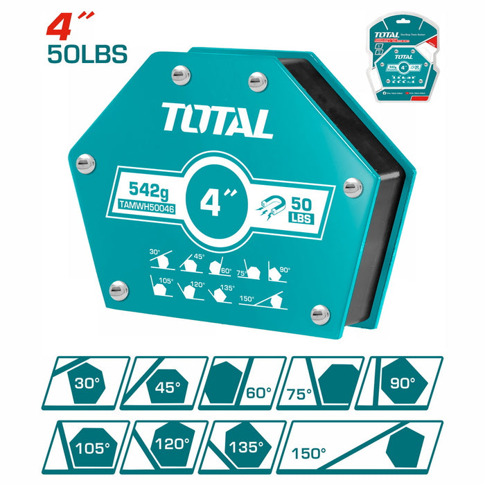 TOTAL Magnetic Welding Holder زاوية لحام مغناطيس