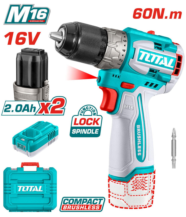 Impact Screwdriver 16 V / 2 Ah / With Battery And Charger