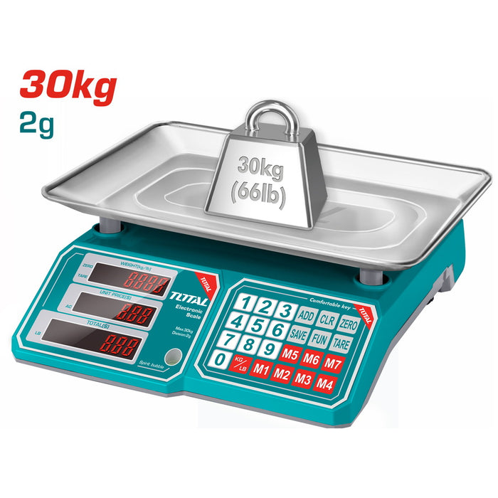 TOTAL ELECTRONIC SCALE 30Kg