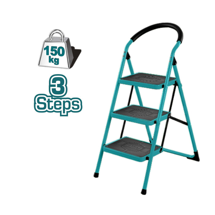 TOTAL METAL LADDER 3 STEPS