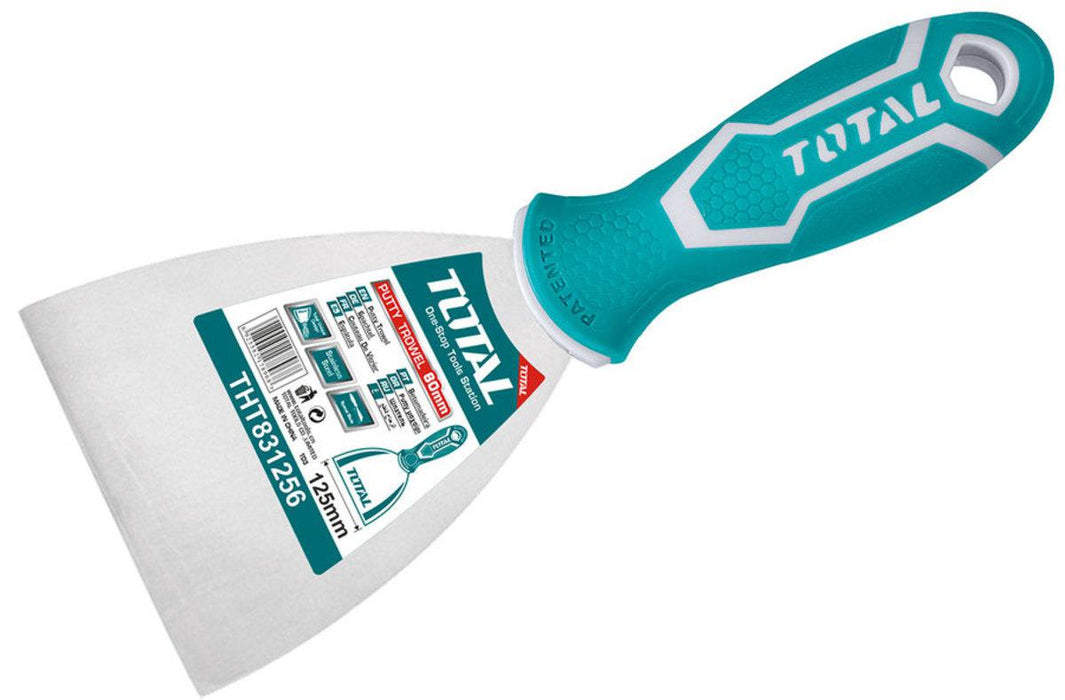 TOTAL PUTTY TROWEL 125mm سكين معجون 2 لون 125مم