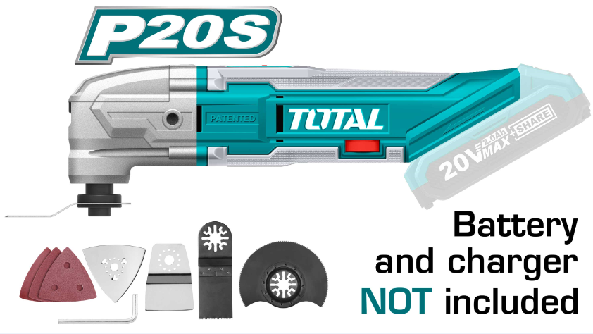 TOTAL Cordless multi-tool