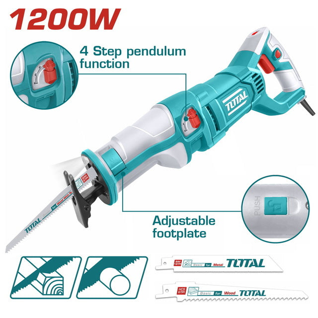 TOTAL RECIPROCATING SAW 1200W