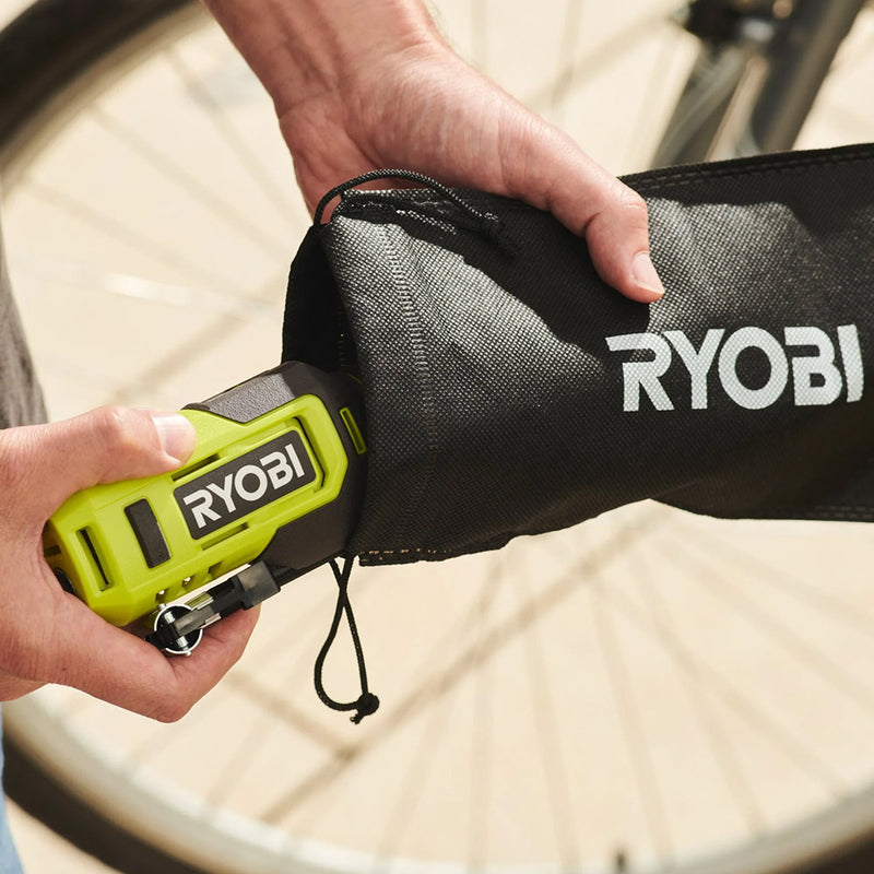 Ryobi Cordless inflator 4V, USB-C Rechargeable, 100 PSI