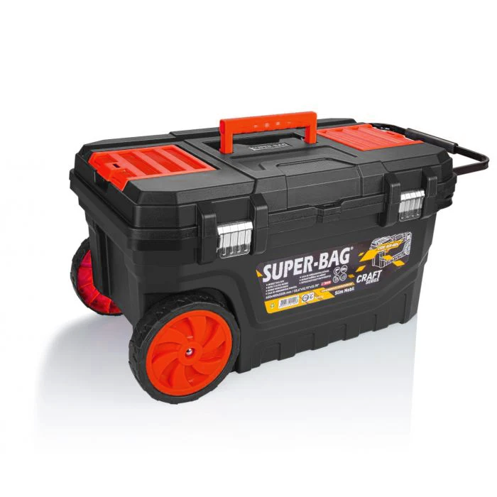 SUPER-BAG Black Metal Buckle Tool Cart 24"