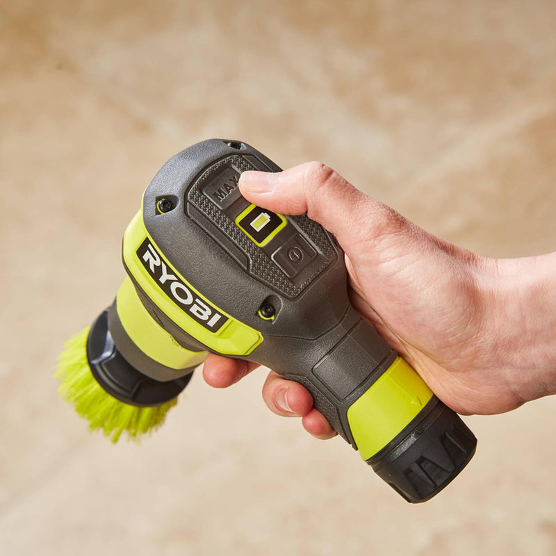Cordless Cleaning Scrubber 4V, 300 RPM, 5 cm Brush, IPX7 Waterproof