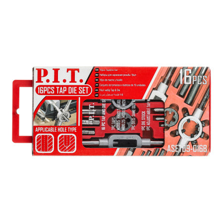 PIT TAP DIE SET 16 PCS