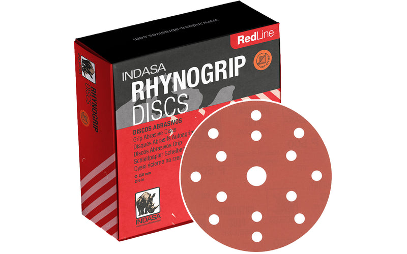 Rhynogrip Red Line Abrasives Discs -150mm – 6H