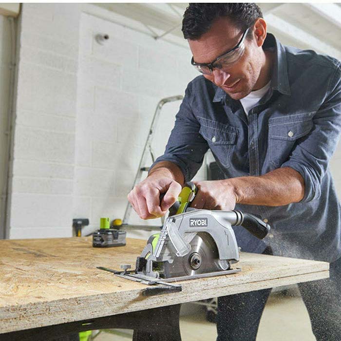 Ryobi Cordless Wood Circular Saw, 165mm (6.5 inches)