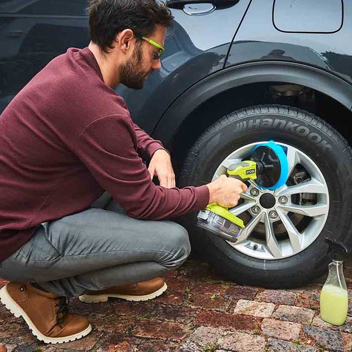 Ryobi Cordless Cleaning Scrubber, 18V
