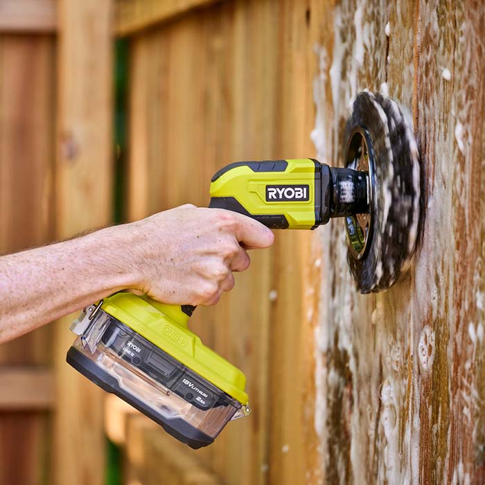 Ryobi Cordless Cleaning Scrubber, 18V