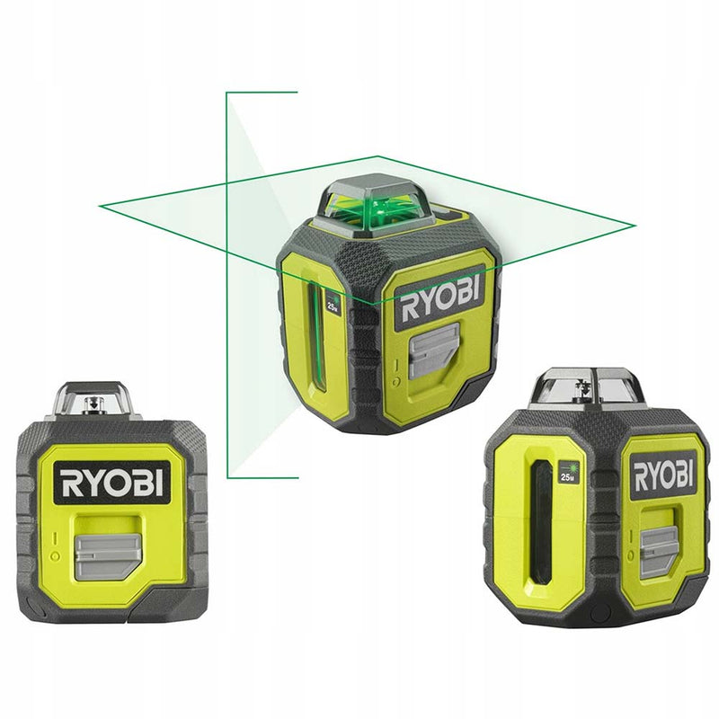 Ryobi Green Line Laser Level , 4 x 360°