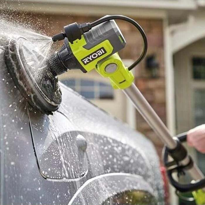 Ryobi Cordless Water Fed Telescopic Scrubber, 18V