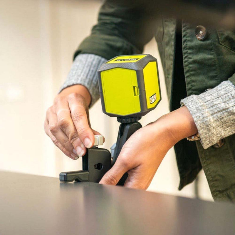 Ryobi 15M Green Cross line Laser, Automatic Self-Leveling, 0.4kg