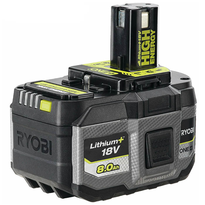 Ryobi Lithium-Ion Battery 18 Volt, 8.0 Amp