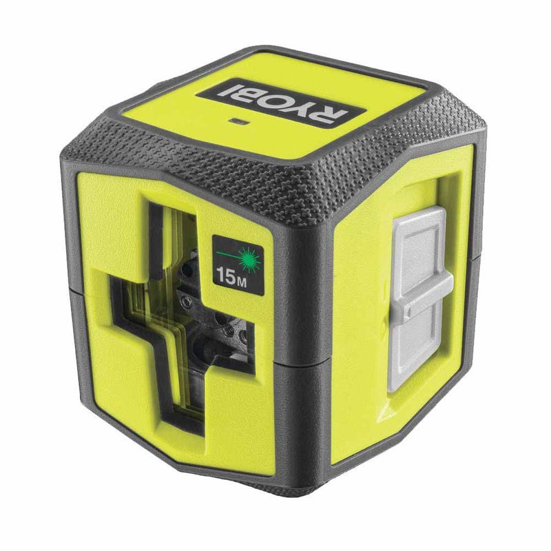 Ryobi 15M Green Cross line Laser, Automatic Self-Leveling, 0.4kg