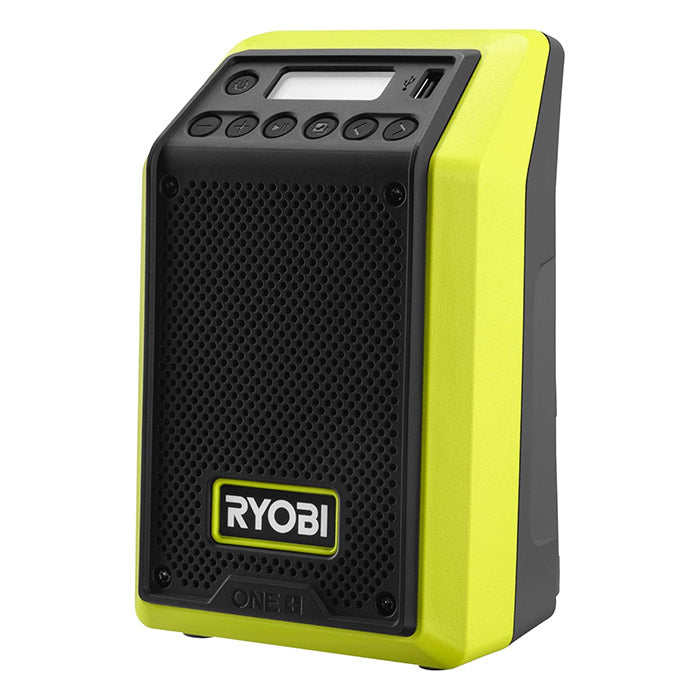 Ryobi Cordless Bluetooth Radio, Charge Smartphones,18V, 10W