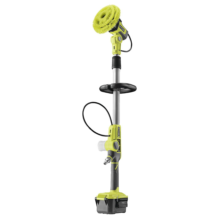 Ryobi Cordless Water Fed Telescopic Scrubber, 18V