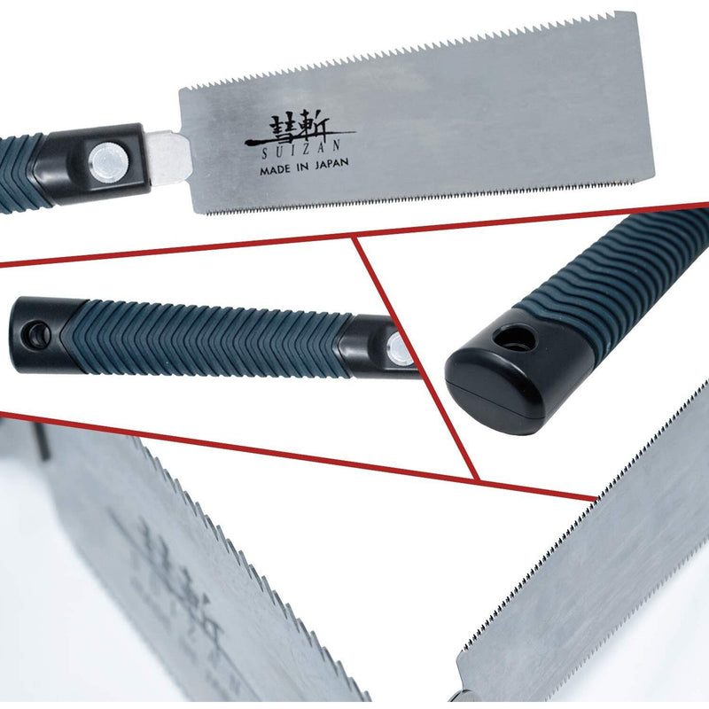 SUIZAN Japanese Ryoba Pull Saw 7 Double Edge Hand Saw For Woodworking-SUIZAN-Hawi tools-هاوي عدد