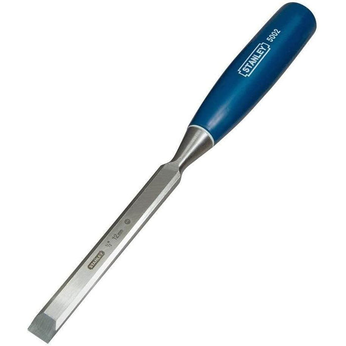 Stanley 0-16-540 Chisel with Blue Handle - 12 mm