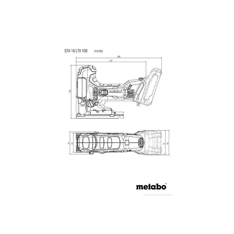 STA 18 LTX 100 CORDLESS JIGSAW بدون بطارية