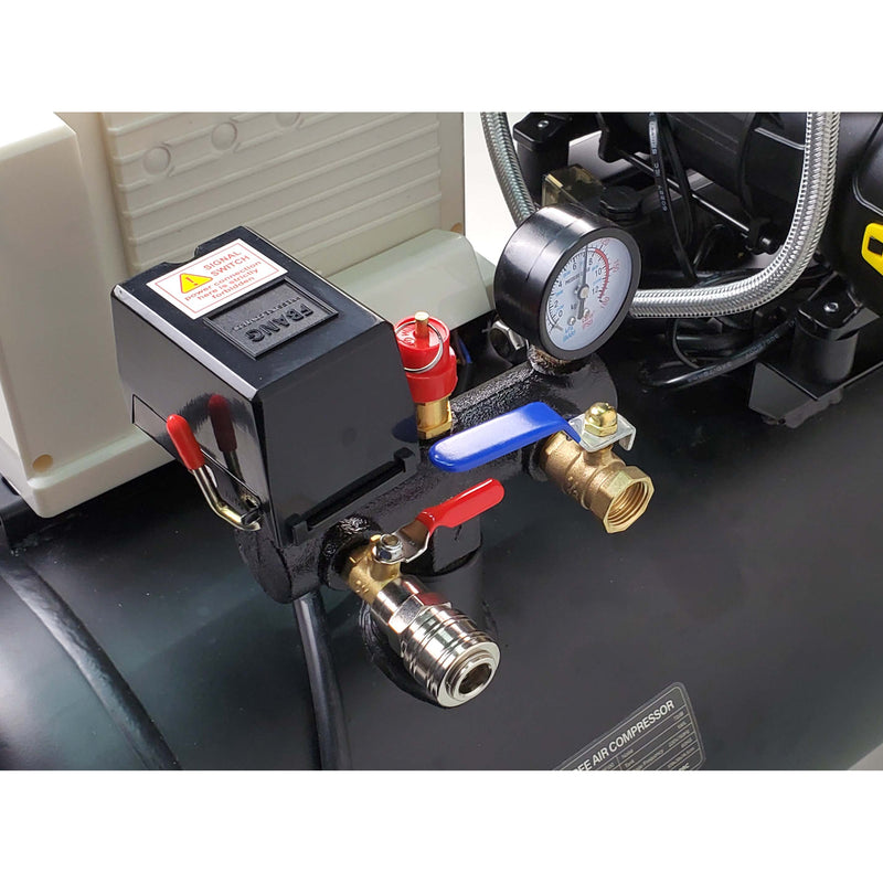 100L Turbo oil free Silent air compressor