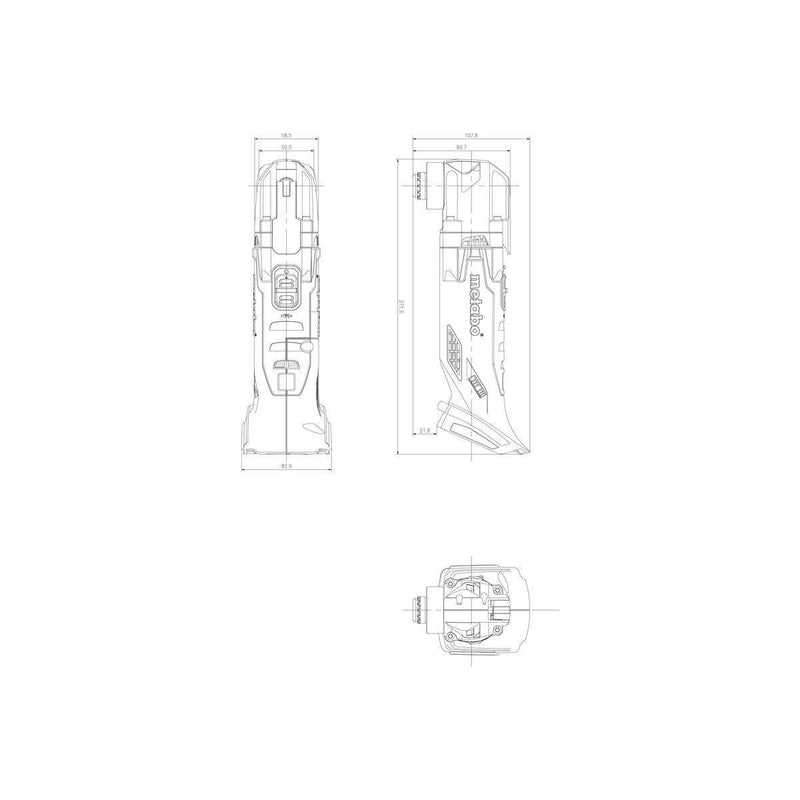 MT 18 LTX CORDLESS MULTI-TOOL بدون بطارية