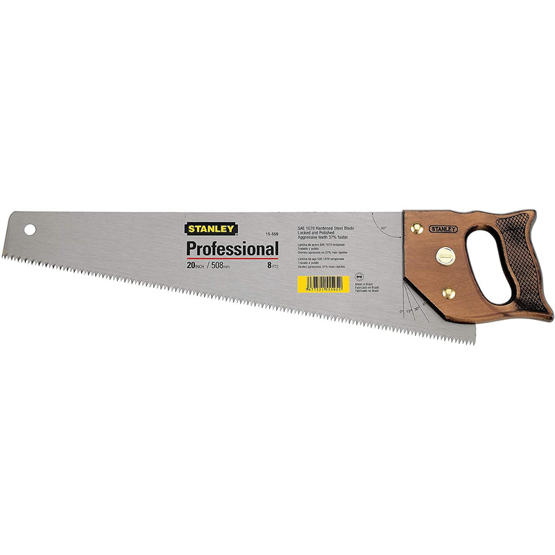 Stanley Jet Cut Fine Finish Wood Saw 450mm 18inch