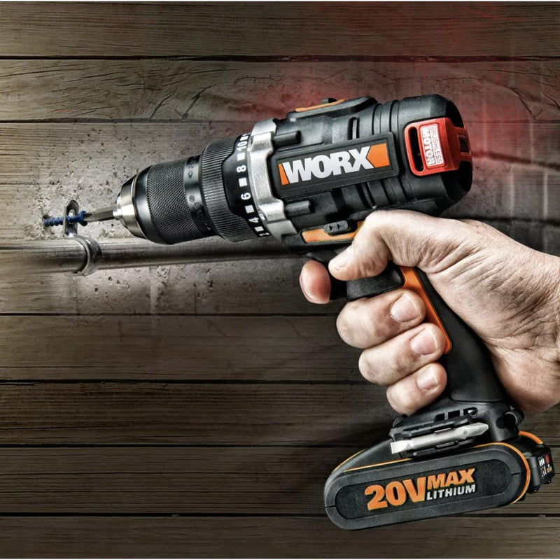 Worx cordless drill / driver brushless 20V بدون بطاريه او شاحن