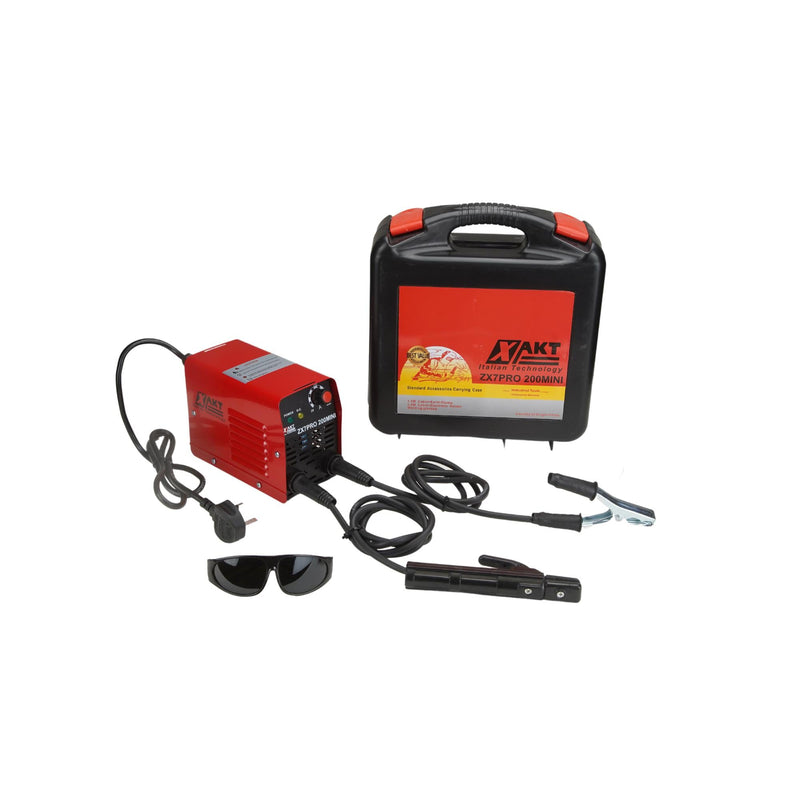 XAKT WILDING MACHING WITH FULL ACCESSORIES IN PLASTIC BOX 105AMP/200MINI