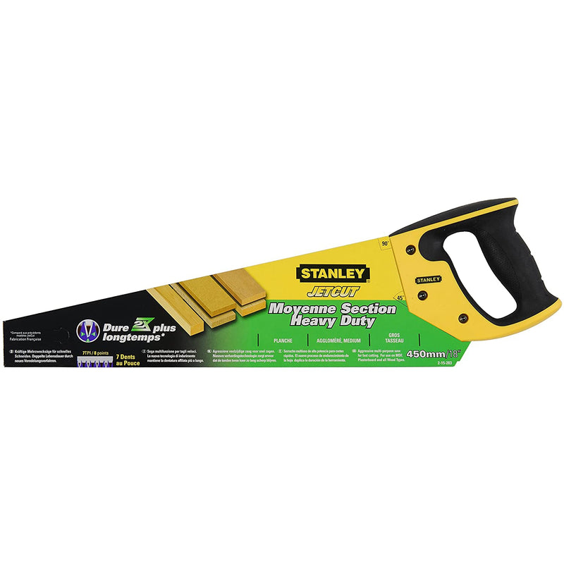 Stanley 2-15-283 Serrucho SP 450mm x 7, Multi-Colour