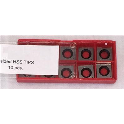 2 sided HSS(High Speed Steel) replacement inserts (Pack of 10ea)-Hawi Tools-Hawi tools-هاوي عدد
