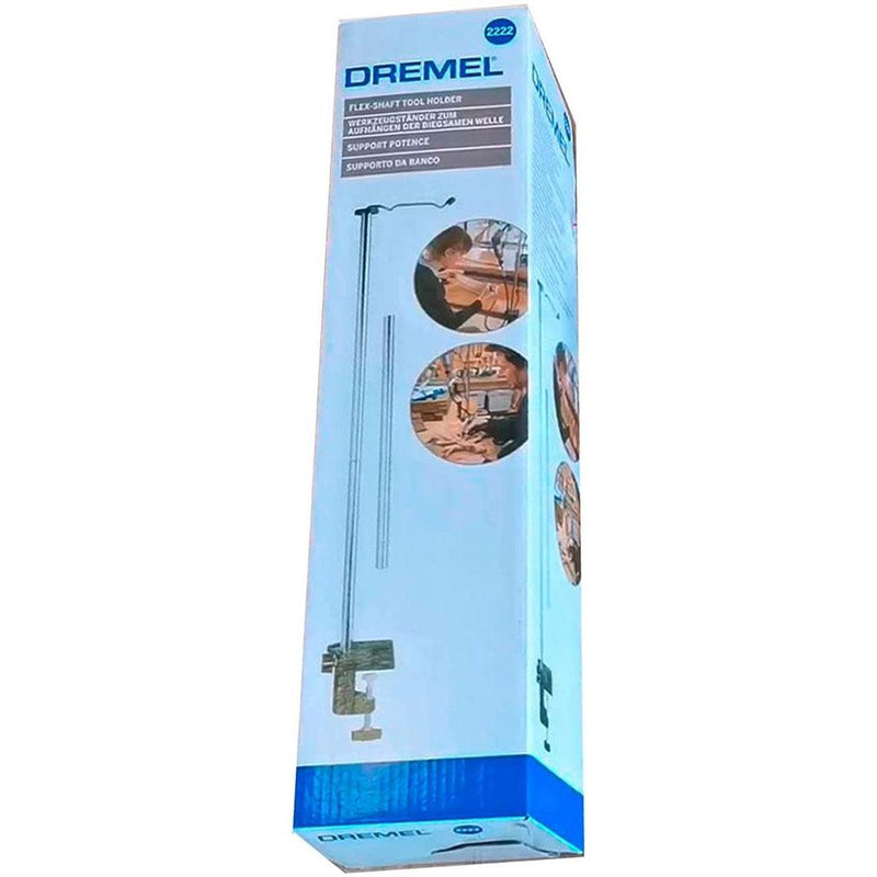 Dremel 2222 Flex Shaft Tool Holder, Flexible Shaft Tool Stand for Holding Dremel Flexible Shaft (225) Attachment of Rotary Multi Tool, 300-1070 mm Adjustable Height