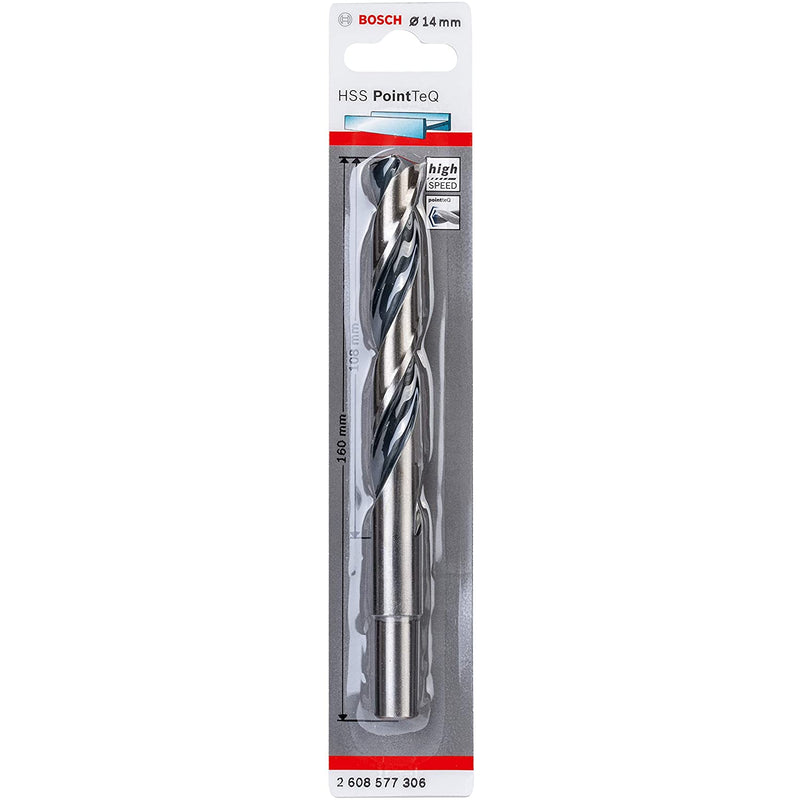 Bosch HSS Twist Drill Bit PointTeQ 14.0mm reduced shank