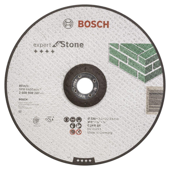 Bosch Stone Cutting Disc With Depressed Centre Exper Expert for Stone C 24 R BF, 180 mm, 3,0 mm