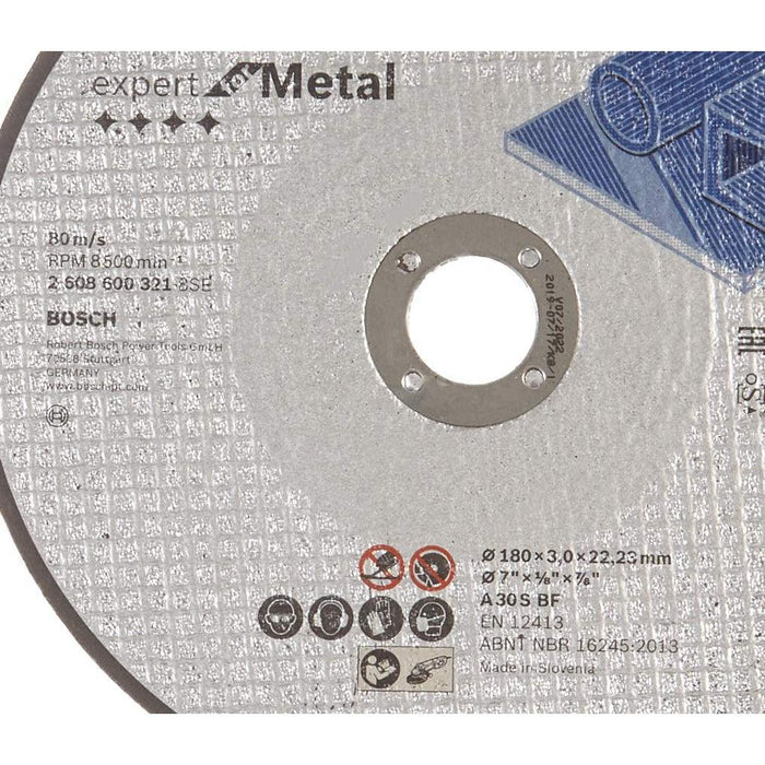 BOSCH Expert for Metal straight cutting disc 180MM