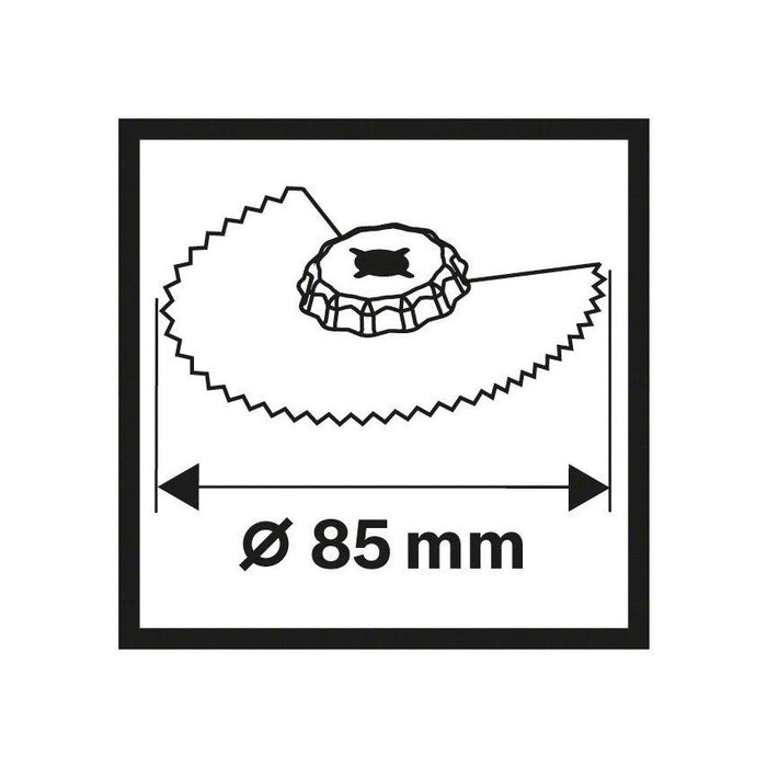 Bosch Accessories 2608661636 ACZ 85 EB Bi-metallic Semicircle blade 85 mm 1 pc(s)  شفرة قطع