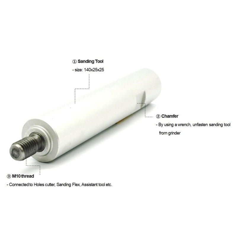 Sanding Tool / extension for holes cutters