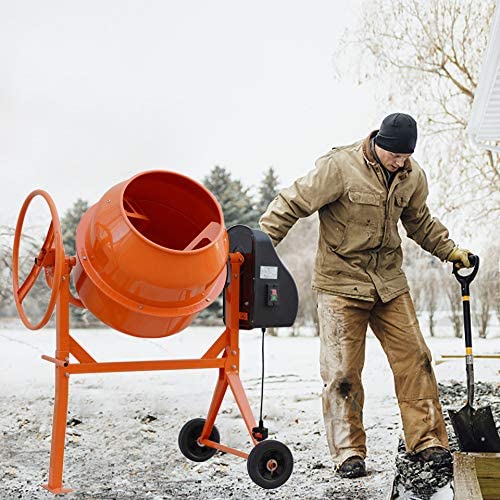 خلاط اسمنت كهرباء 170 لتر 2 كفر احمر 142649170   Electric concrete mixer