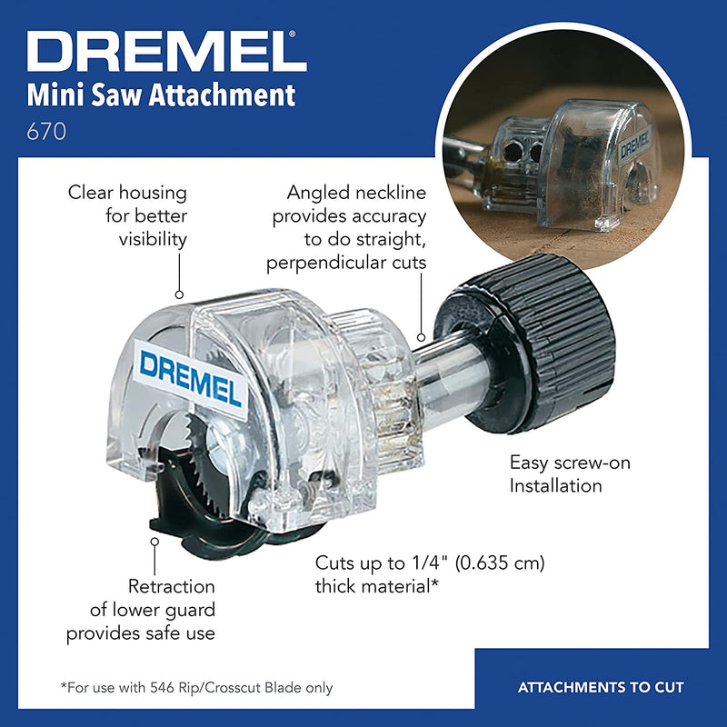 Dremel 670 Mini Saw Attachment