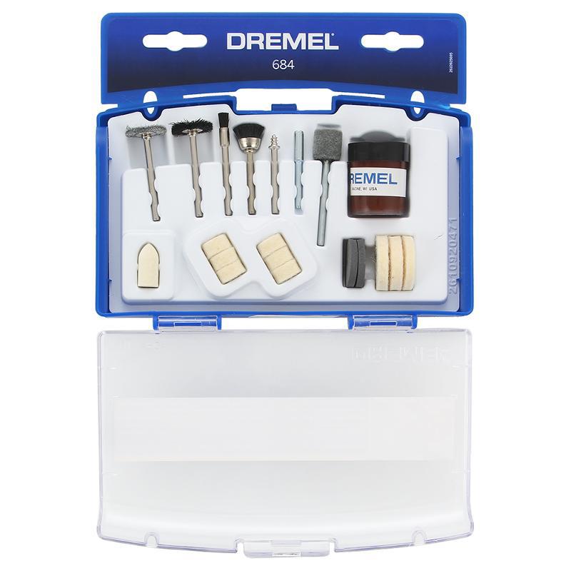 Dremel Polishing Kit by Dremel - 2 615 068 4JA ادوات تلميع وتنظيف