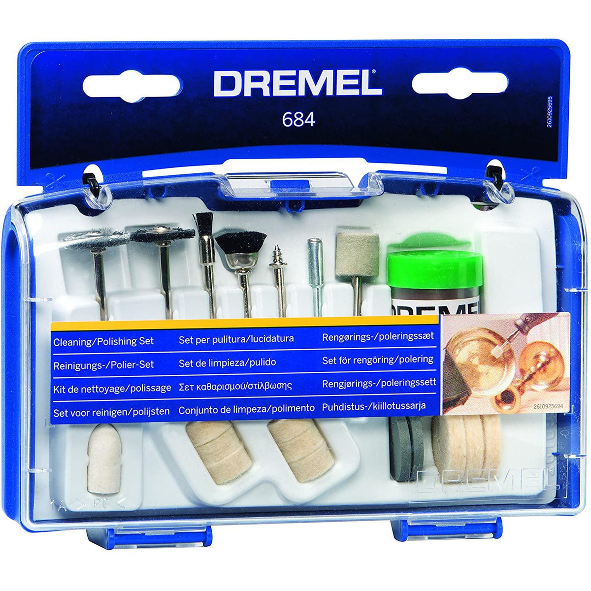 Dremel Polishing Kit by Dremel 2 615 068 4JA ادوات تلميع وتنظيف