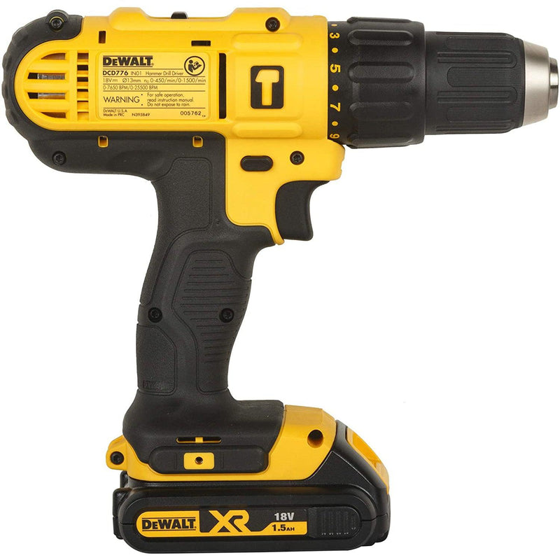 Dewalt Drill cordless With Hammer 18V-1.3A DCD776C2