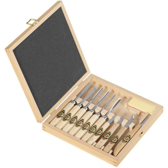 Two Cherries 11-piece Carving Tools In Wood Box