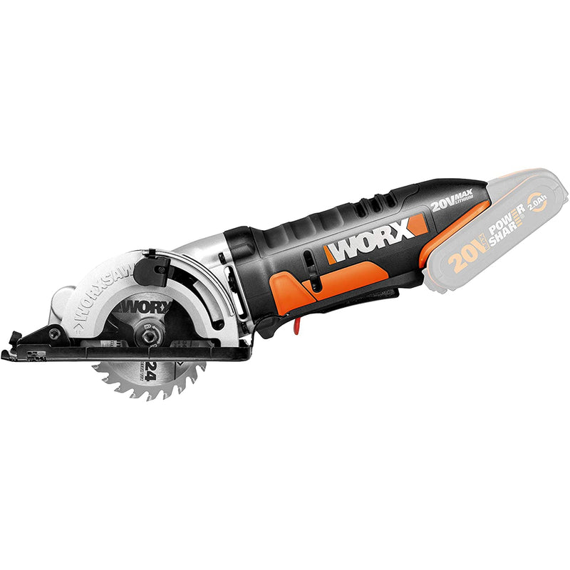 WORX WX527.9 18V (20V Max) Worxsaw Cordless Compact Circular Saw  بدون شاحن او بطارية